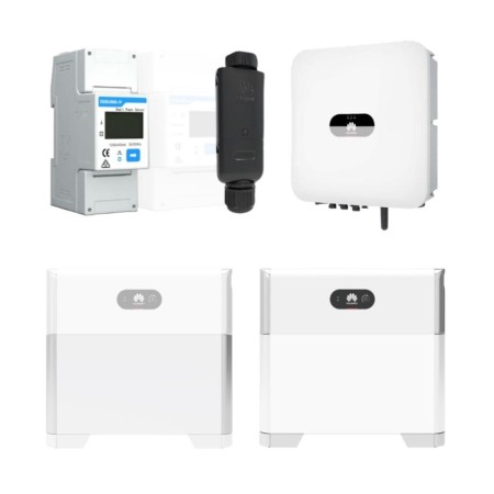 Huawei - ESS 4.6 kW Hybrid Inverter 5 or 10 kWh Battery and accessories
