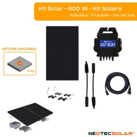 APSystems - Kit 400W - Terraza o cubierta plana