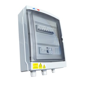 Technideal - Coffret AC 9kW triphasé 20A - Parafoudre AC