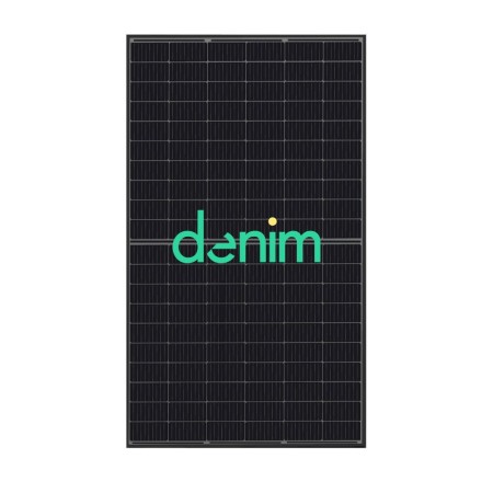 Denim - N type TOPCon 490 Wp All Black Verre/Verre (2x 1.6 mm) - Garantie 30 Ans