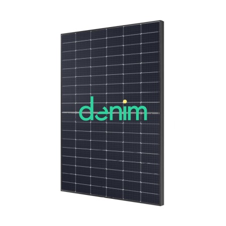 Denim - N type TOPCon 440 Wp Black Clear Glass/Glass (2x 2.0 mm) Bifacial - 35 Year Warranty